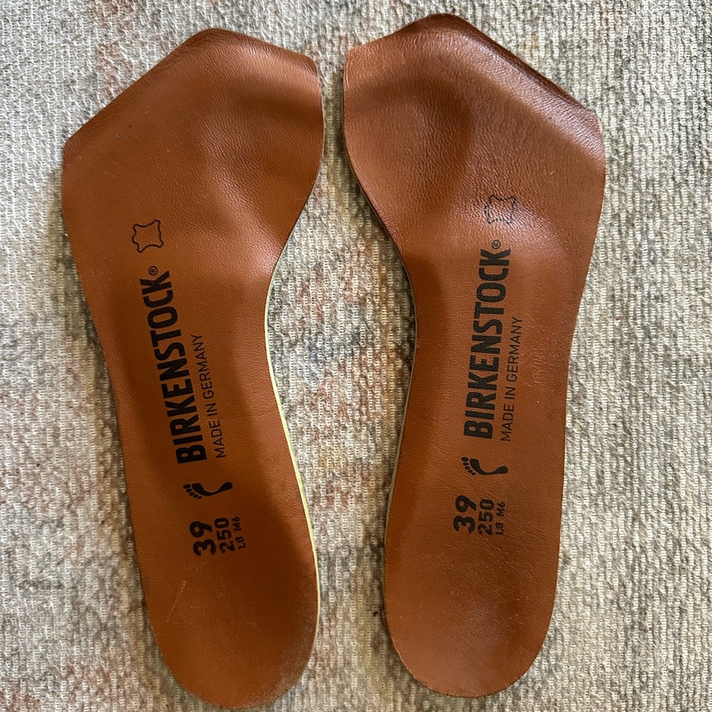 Birkenstock Brown Leather Insoles